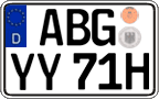 German license plate, Plates for oldtimers (type 