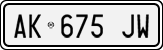 License plate of Italy, Cars (1994 year series)