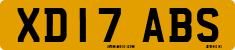License plate of the United Kingdom, 2001 year system
