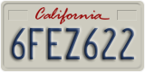 California, Passenger Car (1ABC234)