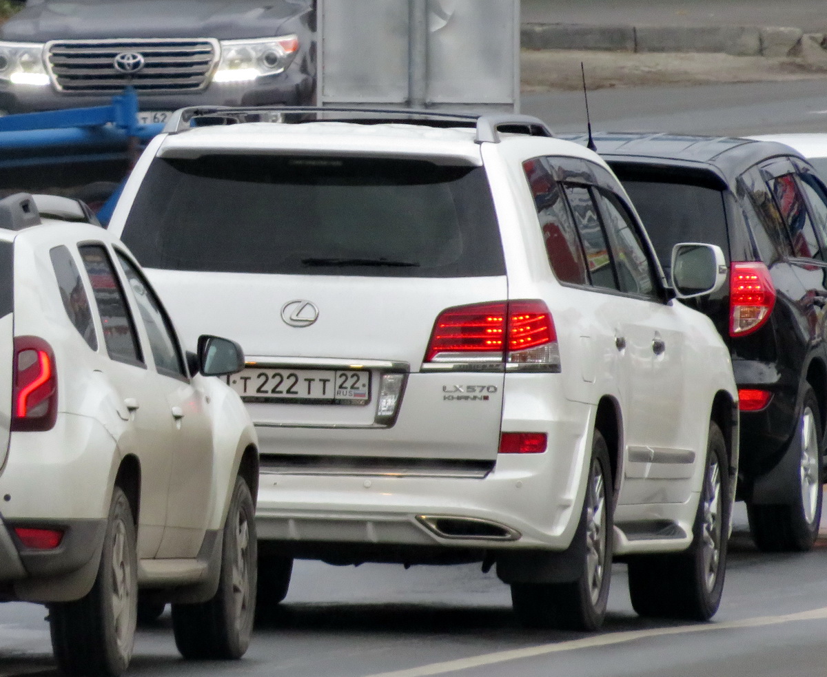 т 222 тт 22, Lexus LX 3rd gen (J200), 1st facelift, 2012–2015