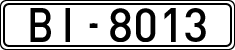 License plates of Spain, 1900 year series