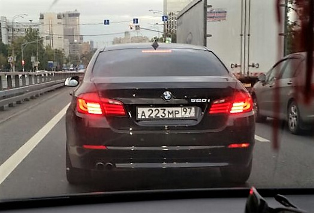 а 223 мр 97, BMW 5 Series 6th gen Sedan (F10/F18), 2010–2017