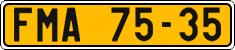 License plate of the Czech Republic, Commercial vehicles (1960)