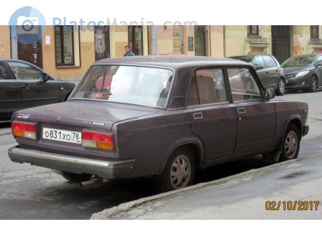 о831хо78, Lada (VAZ) 2107