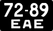 License plate USSR, Сars (1958)