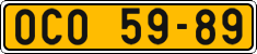 License plate of the Czech Republic, Commercial vehicles (1960)