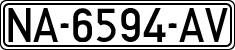 License plates of Spain, 1971 year series