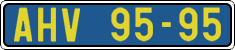 License plate of the Czech Republic, Foreign citizens and enterprises (1960)