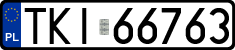 License plates of Poland, Regular car plates