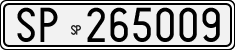 License plate of Italy, Cars (1927 year series)