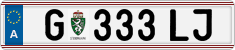 License plate of Austria, Regular plates