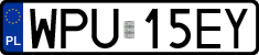 License plates of Poland, Regular car plates