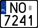 License plates of Poland, Special vehicles and motorcycles