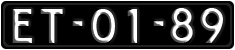 License plate of Portugal, Regular plates