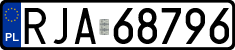 License plates of Poland, Regular car plates