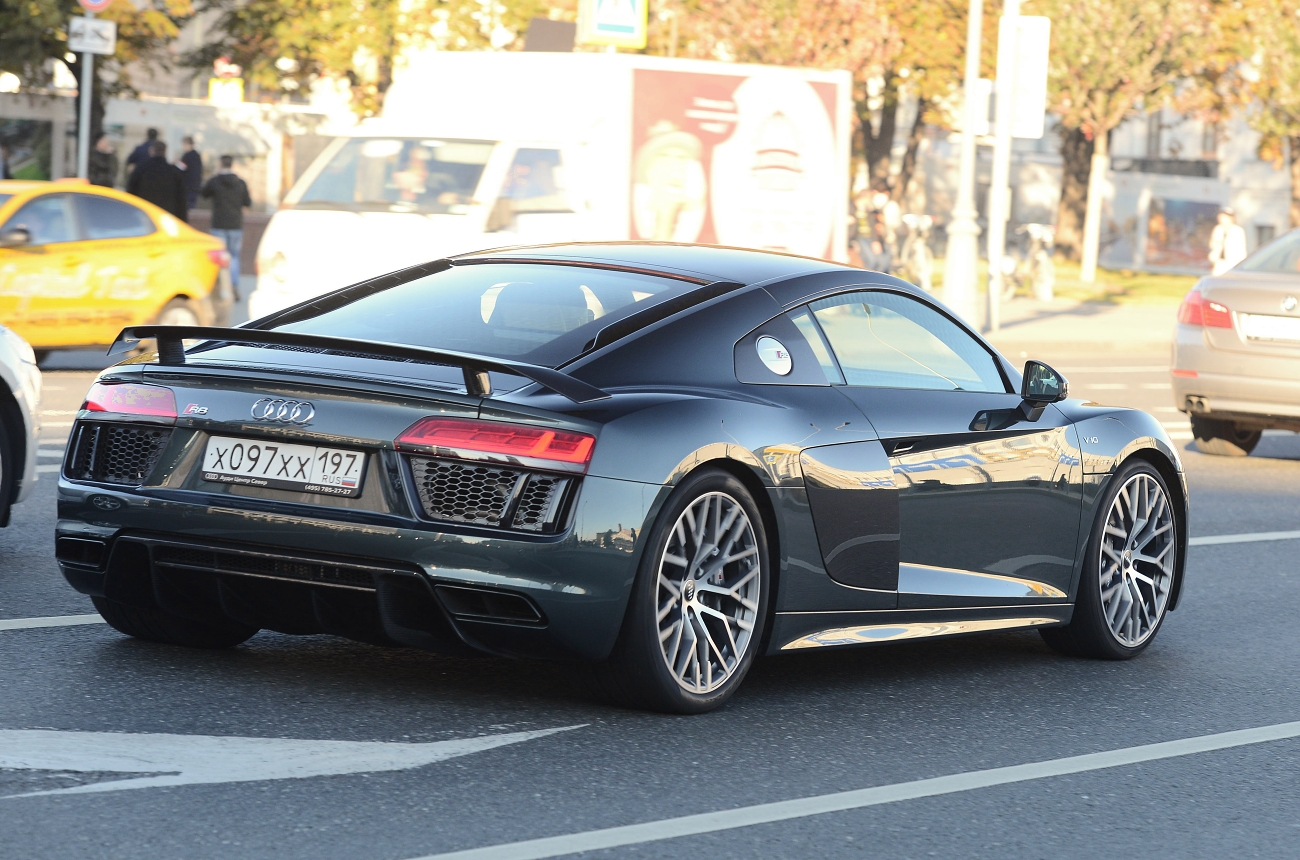 х 097 хх 197, Audi R8 2nd gen Coupé (4S3/4SP), 2015–2018