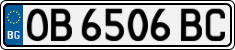 License plate of Bulgaria, Cars