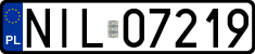 License plates of Poland, Regular car plates