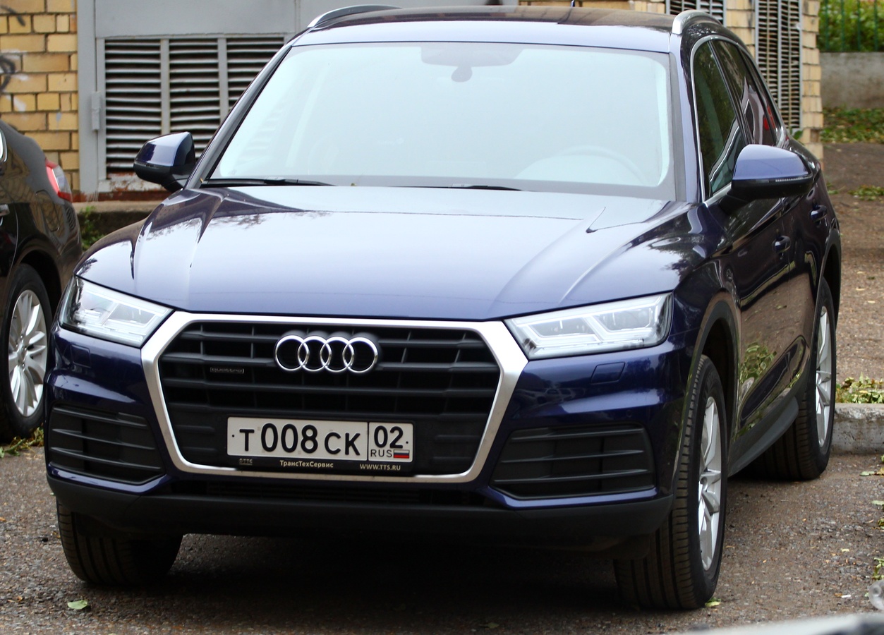 т 008 ск 02, Audi Q5 2nd gen SUV (FYB), 2017–2020