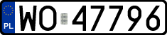 License plates of Poland, Regular car plates