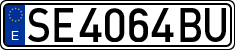 License plates of Spain, 1971 year series