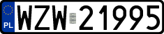 License plates of Poland, Regular car plates