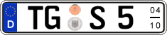 German license plate, Seasonal plates