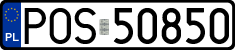 License plates of Poland, Regular car plates