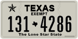 Texas, Exempt (123-4567)