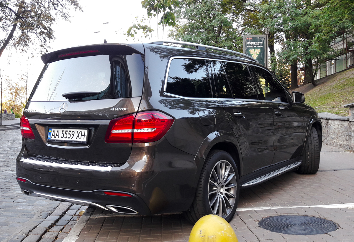 AA 5559 XH, Mercedes-Benz GLS-Klasse 1st gen (X166), 2016–2019