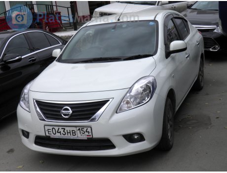 е043нв154, Nissan Latio