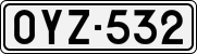 License plate of Finland, Cars