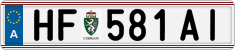 License plate of Austria, Regular plates