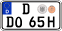 German license plate, Plates for oldtimers (type 