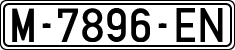 License plates of Spain, 1971 year series