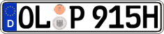 German license plate, Plates for oldtimers (type 