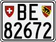 License plate of Switzerland, Motorcycles