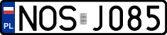 License plates of Poland, Regular car plates