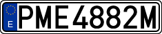 License plates of Spain, Official and military plates