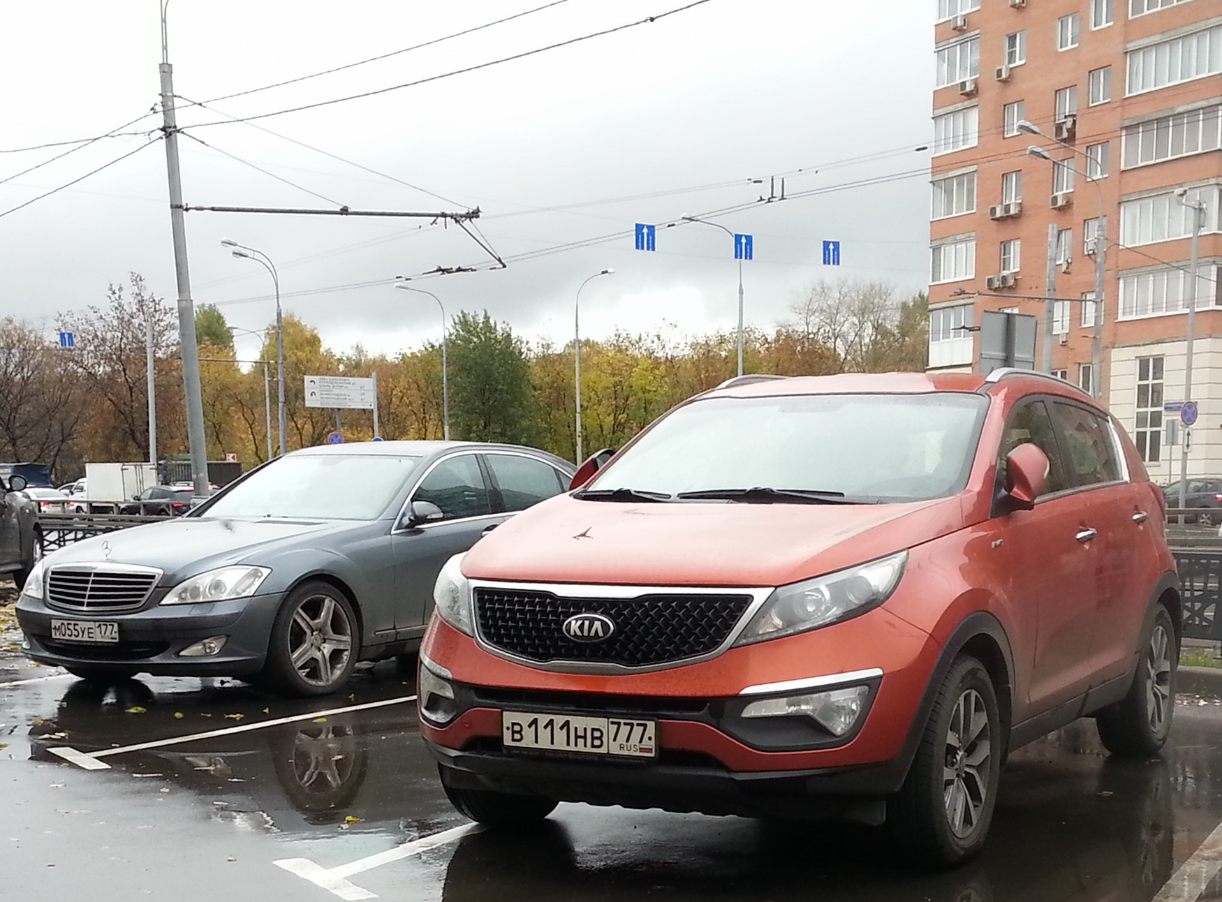 в 111 нв 777, Kia Sportage 