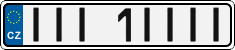 License plate of the Czech Republic, Vanity Plates