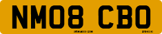 License plate of the United Kingdom, 2001 year system
