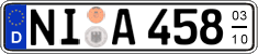 German license plate, Seasonal plates
