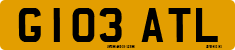License plate of the United Kingdom, 1983 year system
