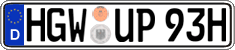 German license plate, Plates for oldtimers (type 