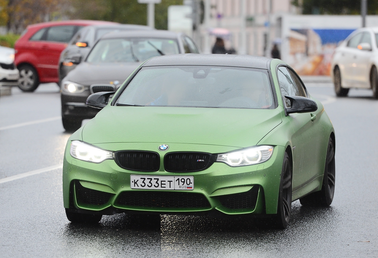 к 333 ет 190, BMW M4 1st gen Coupé (F82), 2013–2020