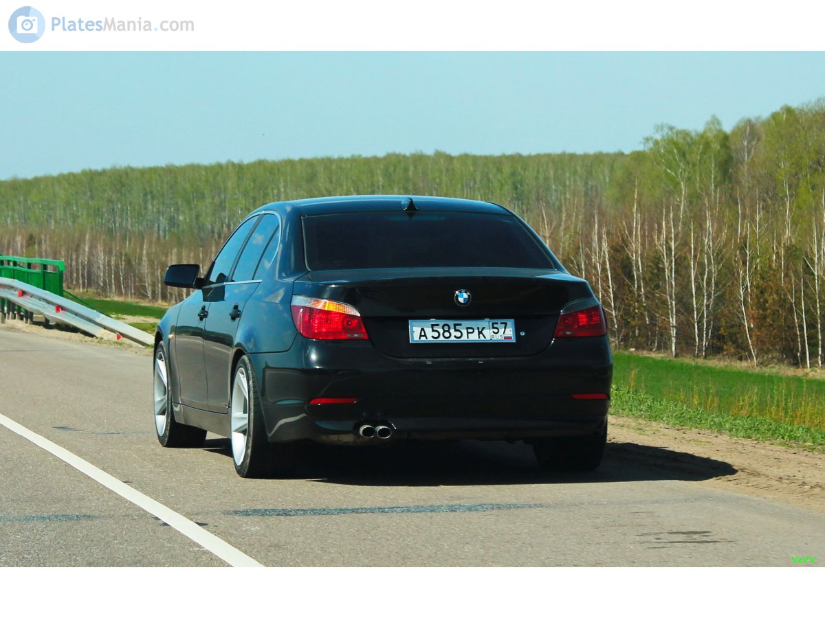 а 585 рк 57, BMW 5 Series 5th gen Sedan (E60), 2003–2010