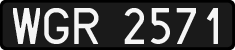 License plates of Poland, 1976 year system