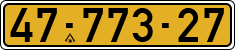 License plate of Israel, Regular plates